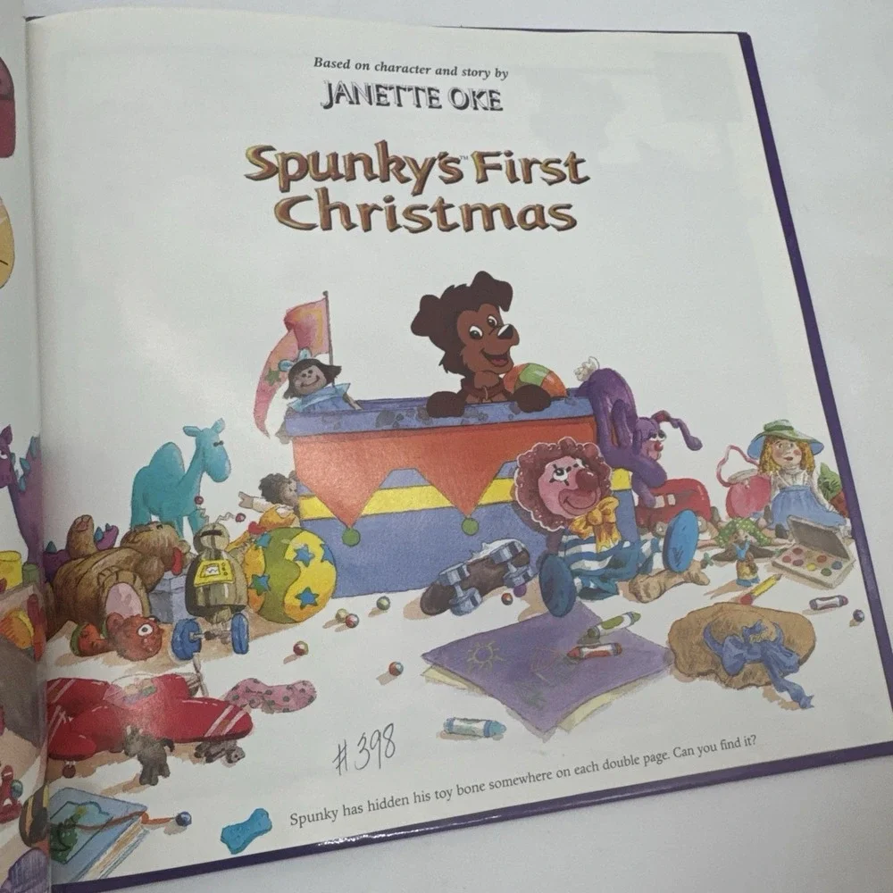 Spunky's First Christmas - Hardcover, by Oke Janette - Very Good